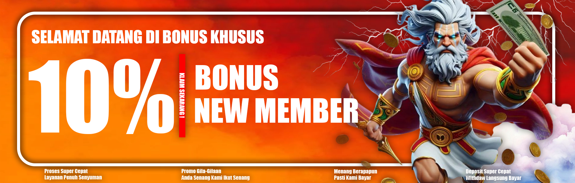 BONUS NEW MEMBER 10%